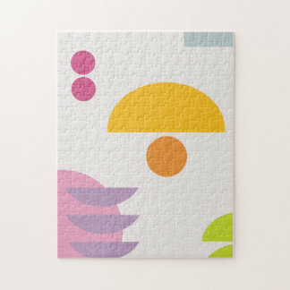Modern geometrisk puzzel pussel