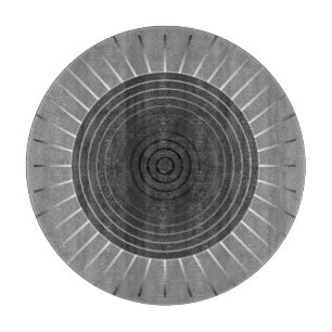 Modern geometrisk solstrålning - Mörk hematitgrå