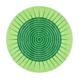 Modern geometrisk solstrålning - smaragdgrön och l