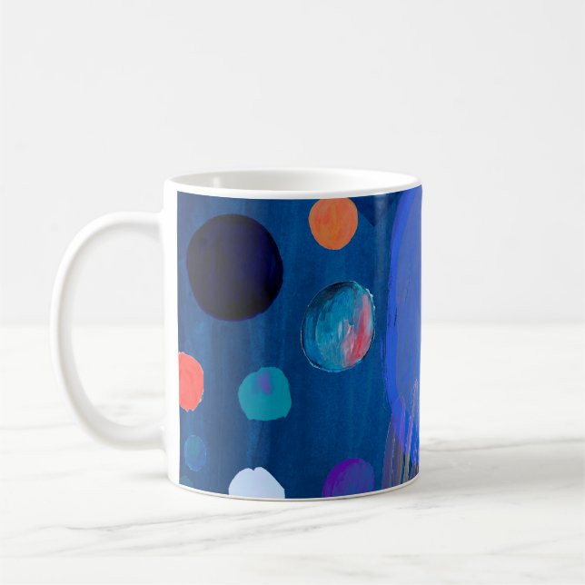 Modern geometrisk sömlös mönster kaffemugg (Vänster)