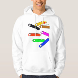 Modern geometrisk sötare - fet Mönster för varje Hoodie