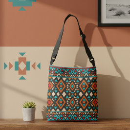 Modern geometrisk sydvästlig stil  axelväska