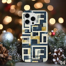 Modern geometrisk symbol - texturerad elegans