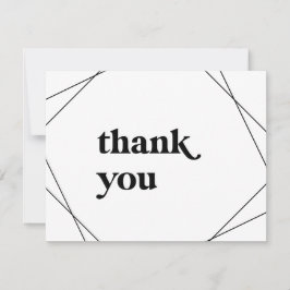 Modern Geometrisk tackkort Tack Kort