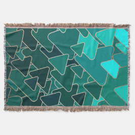 Modern geometrisk triangel filt