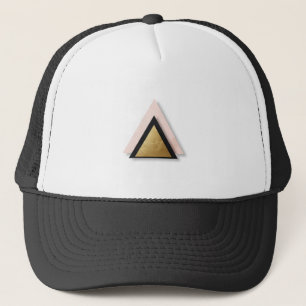 Modern geometrisk triangel förare hatt – minimalis keps