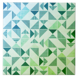 Modern geometrisk triangel keramik Tile-platta Kakelplatta