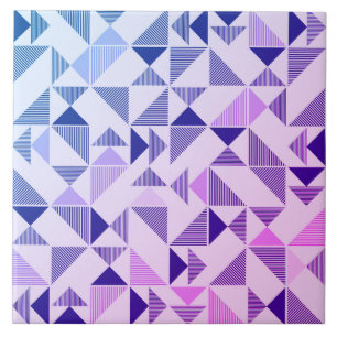 Modern geometrisk triangel keramik Tile-platta Kakelplatta
