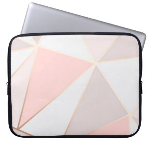 Modern geometrisk triangel laptop fodral