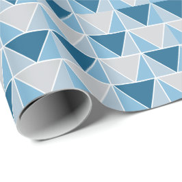 Modern geometrisk triangel Mönster Presentpapper