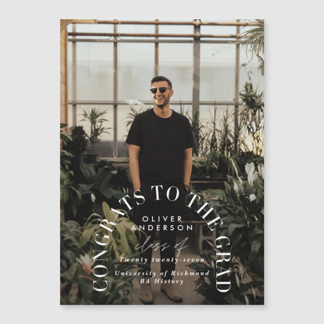 Modern geometrisk typografi, fotomarch studenten (Framsida)