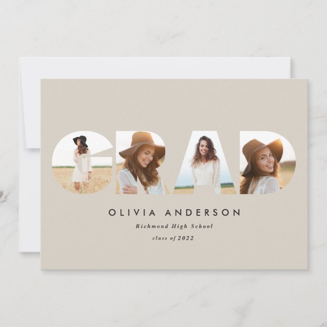 Modern geometrisk typografi, fotomarch studenten meddelande (Framsida)