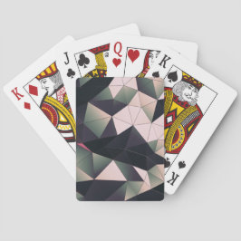 Modern geometrisk uppspelningskort casinokort