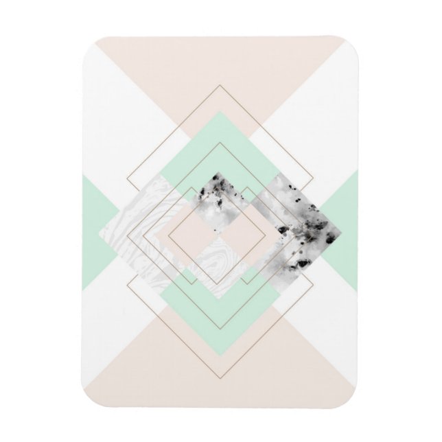 Modern geometrisk utformning i Stil Magnet (Vertikal)