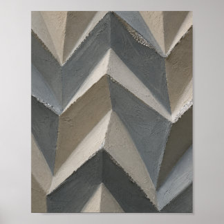 Modern geometrisk väggkonst | Neutral grå beige