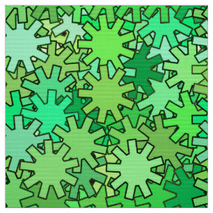 Modern geometriska växlar, kalk- och Emerald-Grönt Tyg