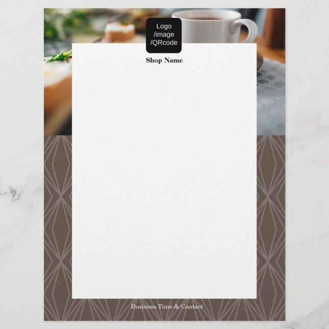 Modern Geometry Brown Reklamblad (Framsidan)