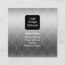 Modern Geometry Metallic Silver Shop