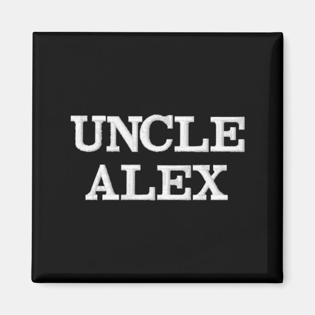 Modern Gift For Uncle Pregnancy Announcement Cool  Magnet (Framsidan)