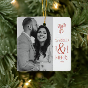 Modern, gift och nylovad jul julgransprydnad keramik