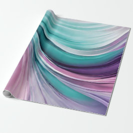 Modern "Gift Wrapping-Lila" och "Teal-" Presentpapper