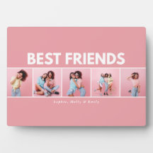 Modern gigantisk flerfotoskript, trendig bästa vän