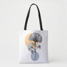 Modern Ginkgo-blad Botanisk Handväskor