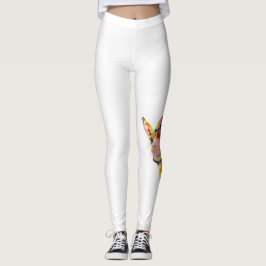 Modern giraffdamasker av konstnären Kim Guthrie Leggings