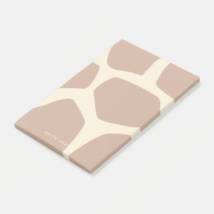 Modern giraffe mönster post-it block