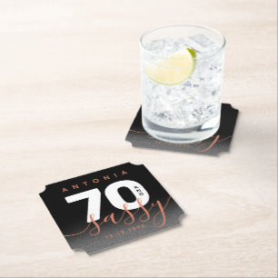 Modern Girly Copper 70 och Sassy Underlägg Papper