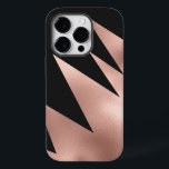 Modern Girly Guld Black Geometric i Ro<br><div class="desc">Denna moderna och chic mönster är perfekt för trendiget och snyggten. Den har en faux-tryckt folie av ro guld och svarta geometriska triangeln zigzag färg-block. Det är en elegant, söt och modernt design! ***VIKTIG DESIGN-ANMÄRKNING: Om du vill ha en anpassad design-begäran, t.ex. matchande produktbegäranden, färg-ändringar, placeringsändringar eller någon annan ändringsbegäran,...</div>