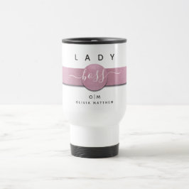 Modern Girly Monogram Namn Chic Dam Chef Resemugg
