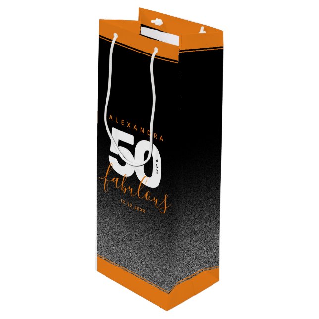 Modern Girly Orange 50 och Fabulous (Framsidan Vinklad)
