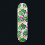 Modern Girly-Personlig för tropisk Blommigt Mini Skateboard Bräda 18,5 Cm<br><div class="desc">Den tropiska Blommigten Skateboard Modern Girly Personlig Skateboard har en modern,  färgstark,  tropisk blommigt med personlig namn i det moderna lila skriptet. Anpassa genom att redigera texten i textrutan. Designad av ©Evco Studio www.zazzle.com/store/evcostudio</div>