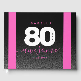 Modern Girly Rosa 80 och Fantastisk Gästböcker