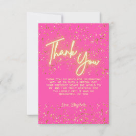 Modern Girly Shock rosa Neon Glow-Tack Tack Kort