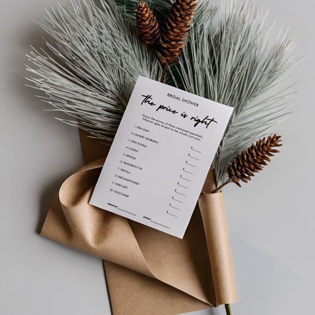 Modern gissar Högernas spel för Pris Möhippa Inbjudningar (Skapare uppladdad)