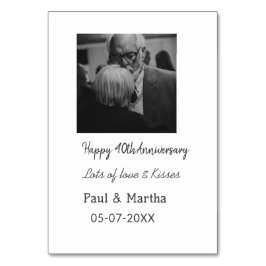 Modern glad 40-årsjubileum lägg till namn datum fo bordsnummer