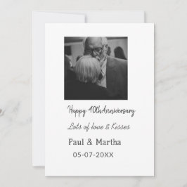 Modern glad 40-årsjubileum lägg till namn datum fo inbjudningar