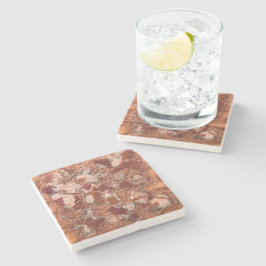 Modern glad, bränd orange fjärilar broderier stenunderlägg