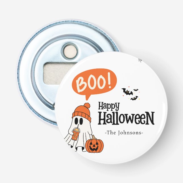 Modern Glad Halloween Flasköppnare (Framsidan)