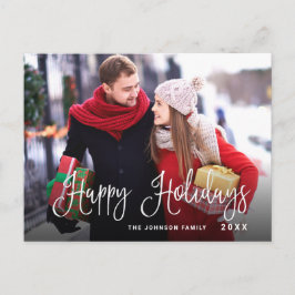 Modern Glad helg PHOTO-jul Hälsning Vykort