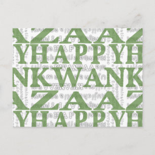 Modern Glad Kwanzaa Vykort