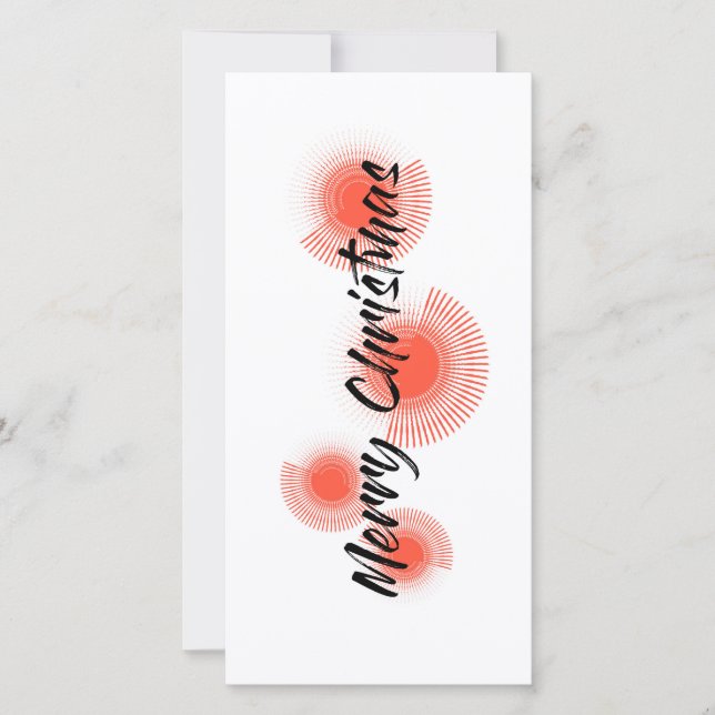 Modern, glad och lekfull design "God jul" (Framsida)