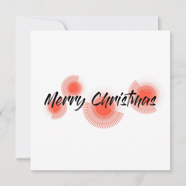 Modern, glad och lekfull design "God jul" (Framsida)