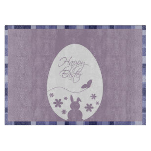 Modern Glad påsk Egg Pastel Lila