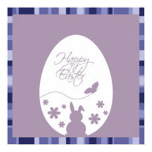 Modern Glad påsk Egg Pastel Lila