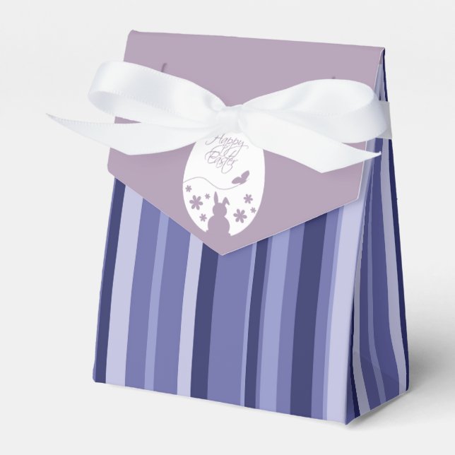 Modern Glad påsk Egg Pastel Lila Presentaskar (Framsidan Sidan)