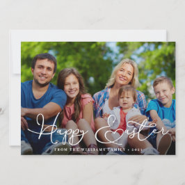 Modern Glad påsk Photo Julkort