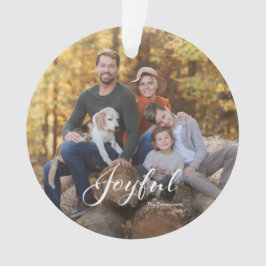 Modern Glad Skrift Familjefoto Akryl